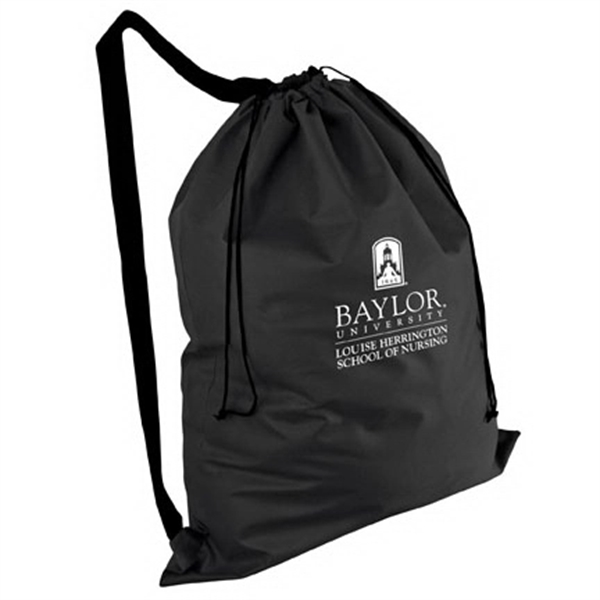 25" x 32" non-woven polypropylene laundry duffel with drawstring opening and... from ASI 35290 American Ad Bag Co