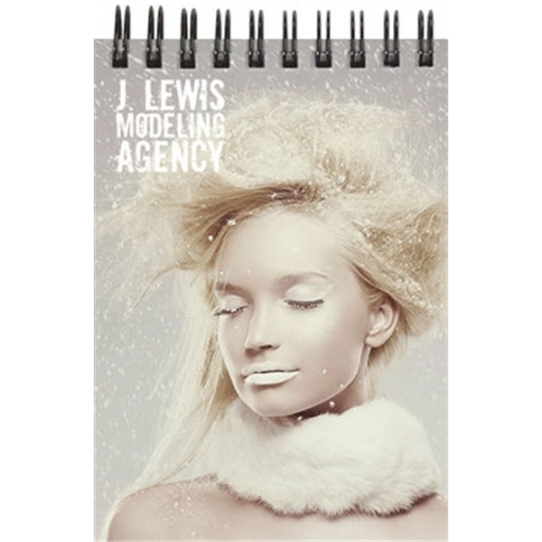 3.5" x 5" full color jotter pad, black chip back cover,... from ASI 91340 Journalbooks/Timeplanner Calendars