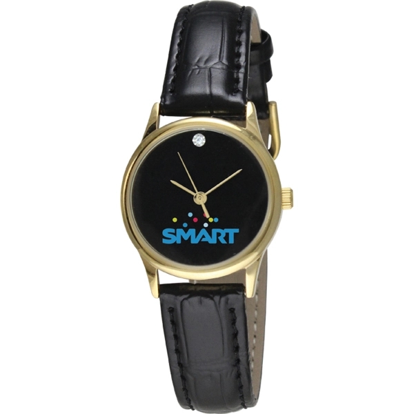 Watch with a brass case, genuine leather strap, Japanese movements, date... from ASI 86230 Selco