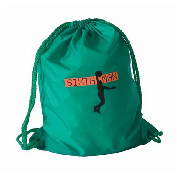 Drawstring cinch backpack with dual drawstring top closure. Available in two... from ASI 41630 Brave USA / Brave USA