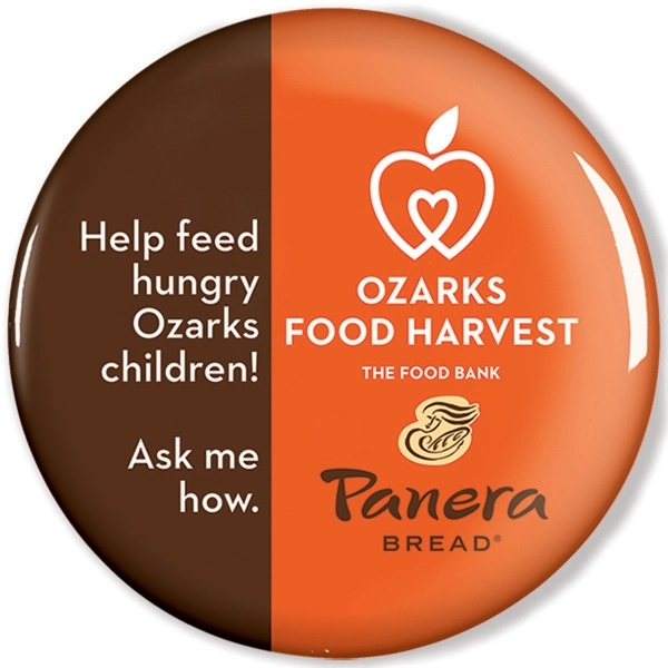 Round button made in the USA measuring 2.25" diameter with a... from ASI 66390 LarLu