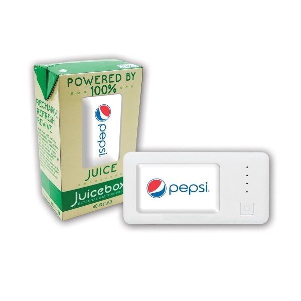 4400 mAh power bank packaged in a Juice Box that includes... from ASI 61966 HPG / OrigAudio