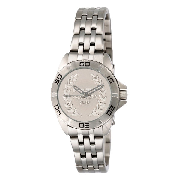 Women's silver watch with an optional date window, water resistance, Japanese... from ASI 86230 Selco