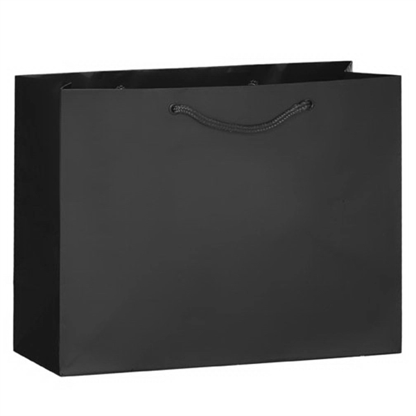13" x 5" x 10" glossy laminated paper Euro-style bag with... from ASI 35290 American Ad Bag Co