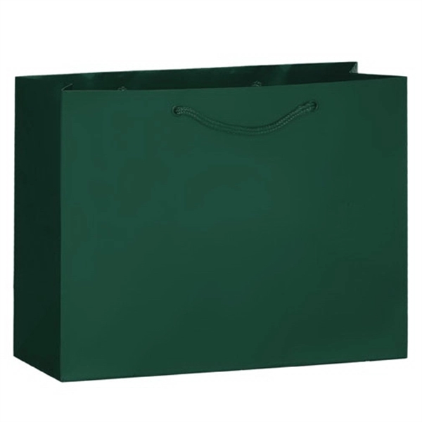 13" x 5" x 10" glossy laminated paper Euro-style bag with... from ASI 35290 American Ad Bag Co