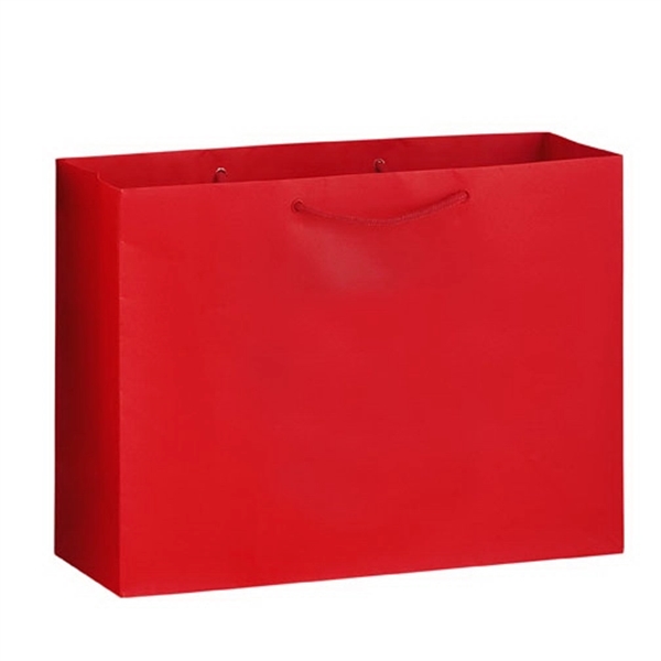 16" x 6" x 12" glossy laminated Euro-style tote bag with... from ASI 35290 American Ad Bag Co