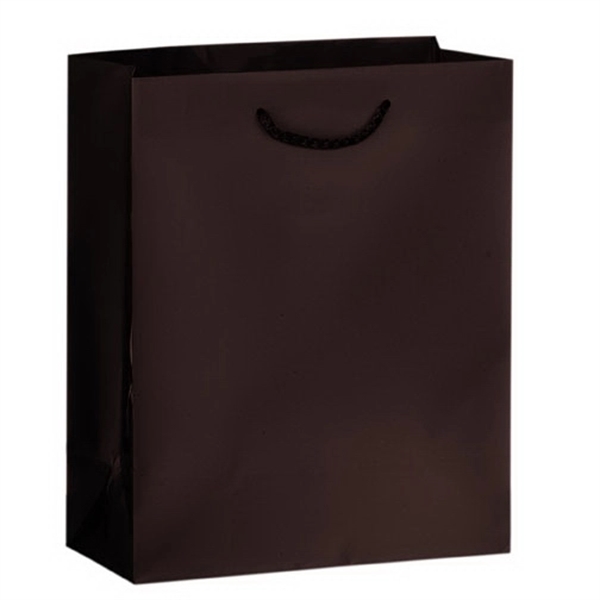 8" x 4" x 10" European style matte paper shopping bag... from ASI 35290 American Ad Bag Co
