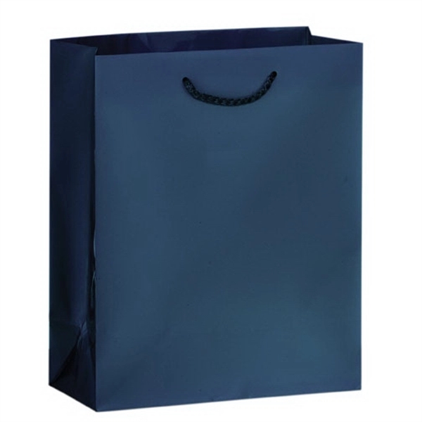 8" x 4" x 10" European style matte paper shopping bag... from ASI 35290 American Ad Bag Co