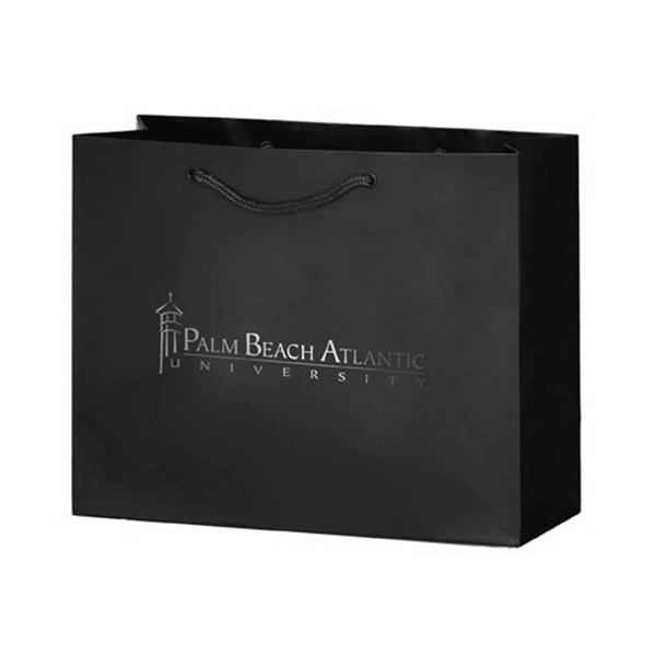 9" x 3" x 7" matte laminated paper Euro-style bag with... from ASI 35290 American Ad Bag Co