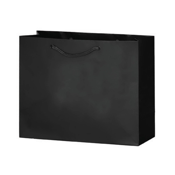 9" x 3" x 7" matte laminated paper Euro-style bag with... from ASI 35290 American Ad Bag Co