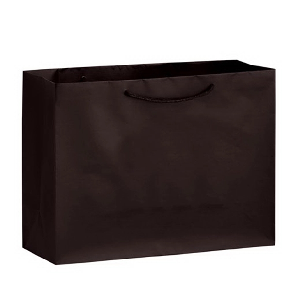 16" x 16" x 12" laminated paper Euro-style shopping bag with... from ASI 35290 American Ad Bag Co
