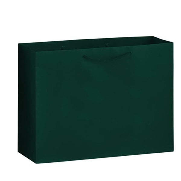 16" x 16" x 12" laminated paper Euro-style shopping bag with... from ASI 35290 American Ad Bag Co