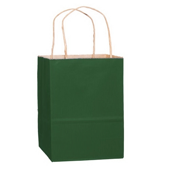 8" x 4 3/4" x 10 1/2" matte Kraft paper shopping... from ASI 35290 American Ad Bag Co