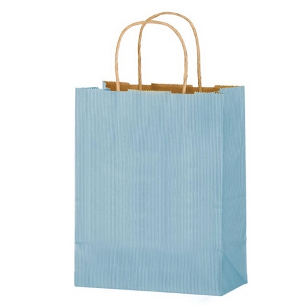 8" x 4 3/4" x 10 1/2" matte Kraft paper shopping... from ASI 35290 American Ad Bag Co