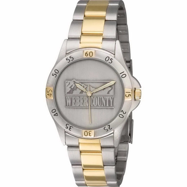 Alloy case watch with stainless steel bracelet and back, Japanese movement... from ASI 86230 Selco