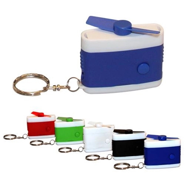 Retractable Pocket Hand Fan with Key Chain... from ASI 31570 Advantage Industries / AdVantage Line®