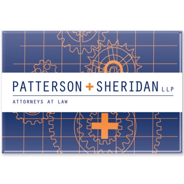 Rectangle shaped button with squared corners, high gloss, and an elegant... from ASI 66390 LarLu