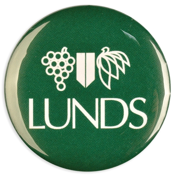 Round button measuring 2" with a standard safety pin back, high... from ASI 66390 LarLu