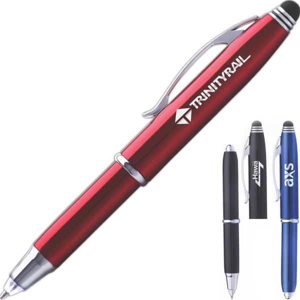 Torch LED light + Stylus Metal Ballpoint... from ASI 46755 Cosmo Promos