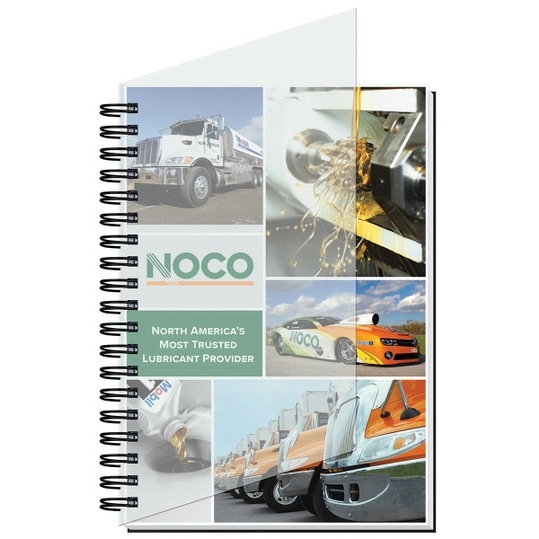 7" x 10" Gallery journals, 30 pt. translucent poly cover with... from ASI 50873 Drum-Line / Drum-line Inc