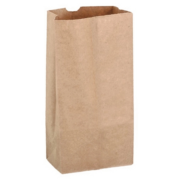 6 1/4" x 3 13/16" x 12 1/2" natural Kraft paper... from ASI 35290 American Ad Bag Co