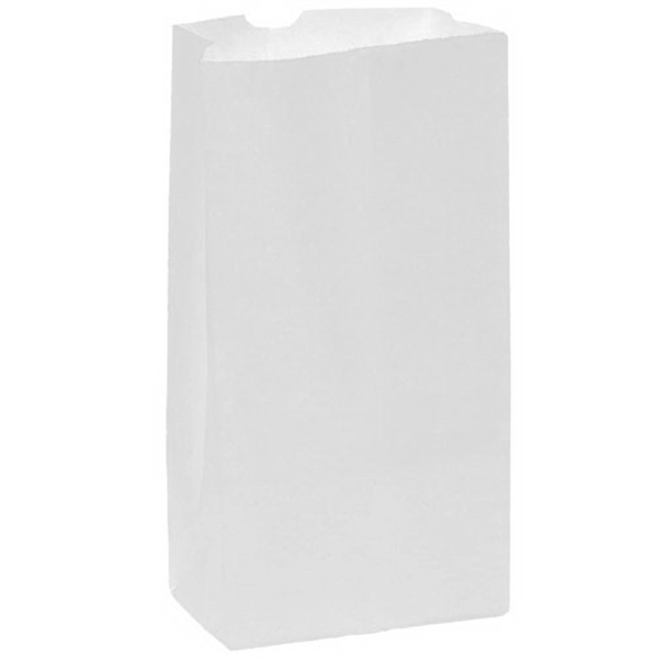 6 9/16" x 4 1/16" x 13 15/16" white Kraft paper... from ASI 35290 American Ad Bag Co