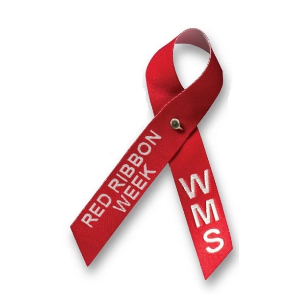 1/2" x 3-1/2" woven polyester awareness/charity ribbons... from ASI 92980 WOV-IN® / Universal Strap/Wov-In Line