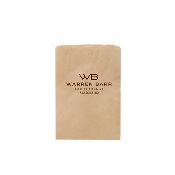 6 1/2" x 9 1/4" recycled Kraft paper merchandise bag with... from ASI 35290 American Ad Bag Co / American Ad Bag