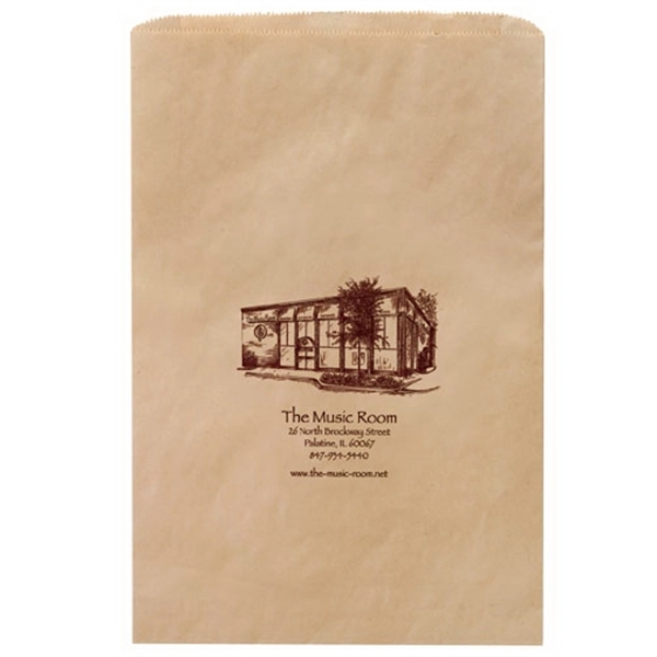 16" x 24" x 3 1/2" Kraft paper merchandise bag with... from ASI 35290 American Ad Bag Co / American Ad Bag