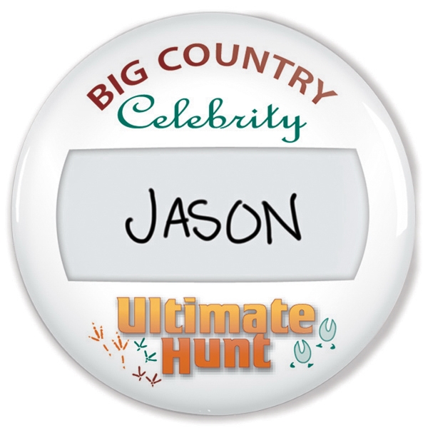 2 1/4" round window button with safety pin on back. Instant... from ASI 66390 LarLu / LarLu