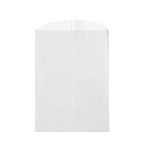 5 3/4" x 7 1/2" glassine paper food bag with serrated... from ASI 35290 American Ad Bag Co