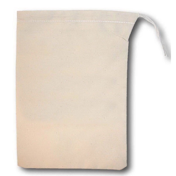 Heavy weight natural cotton drawstring bag available in multiple sizes.... from ASI 41630 Brave USA / Brave USA