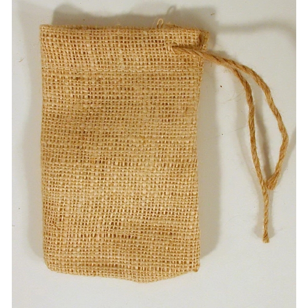 Jute/Burlap Drawstring Bag in multiple sizes with natural Jute color.... from ASI 41630 Brave USA / Brave USA