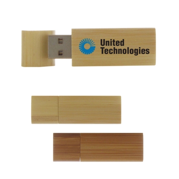 Bamboo Wood USB Flash Drive w/Removable Cap... from ASI 68366 Makana Line LLC