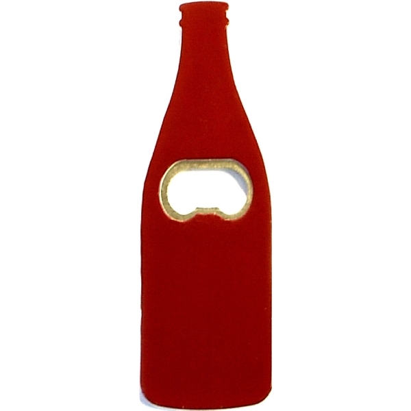 Jumbo size beer bottle shape magnetic bottle opener.... from ASI 74585 Nu Promo International / Nu Promo Line