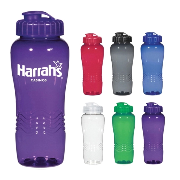 26 oz. Classic Wave Eco-Polyclear Bottle... from ASI 68366 Makana Line LLC / Makana Line LLC