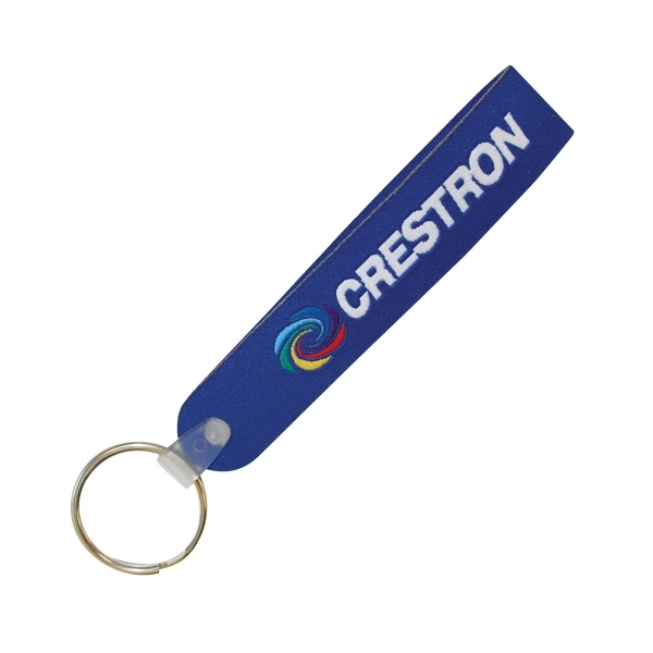 3/4" x 4" polyester key strap with plastic connector and split... from ASI 92980 WOV-IN® / Universal Strap/Wov-In Line