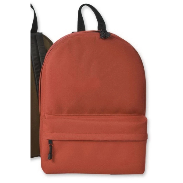 Backpack with gusseted front zipper pocket and padded adjustable shoulder straps.... from ASI 41630 Brave USA / Brave USA