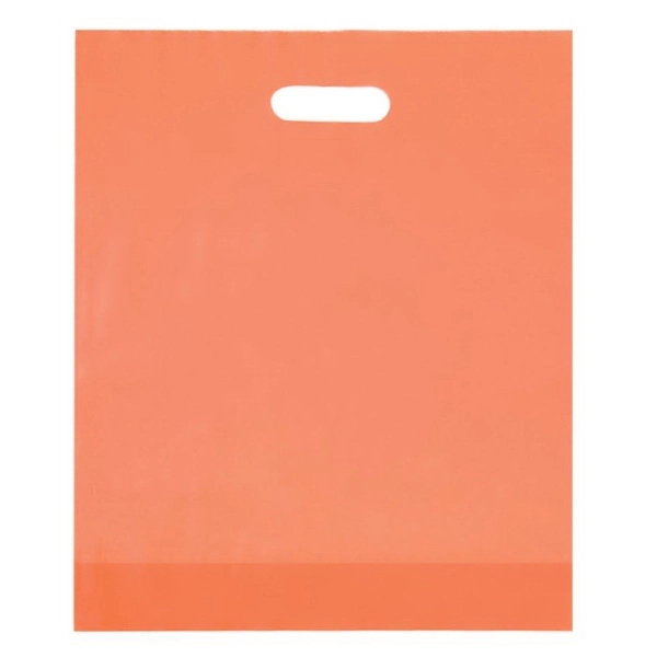 12" x 15" x 3" HDPE plastic bag with gusset and... from ASI 35290 American Ad Bag Co