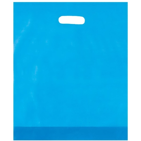 5" x 18" x 4" clear frosted HDPE plastic bag with... from ASI 35290 American Ad Bag Co