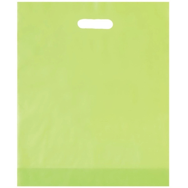 15" x 18" x 4" HDPE plastic bag with gusset and... from ASI 35290 American Ad Bag Co