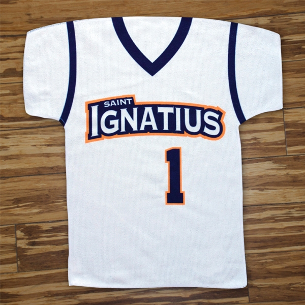 100% polyester, velour jersey shaped rally towel.... from ASI 79750 Pro Towels