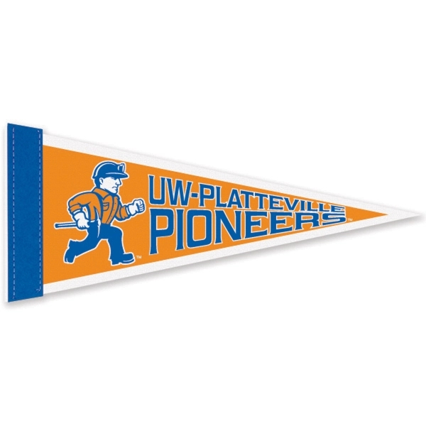 Durable, pennant measuring 5" x 12" with a 1" sewn strip.... from ASI 66390 LarLu