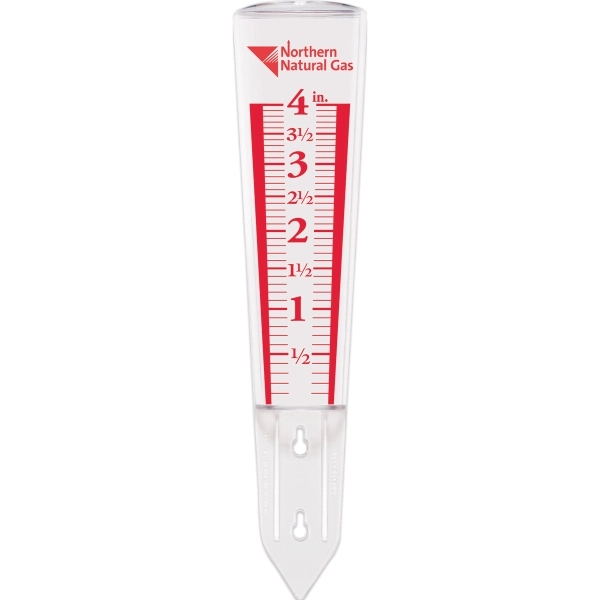 One-color magnifying rain gauge with a tapered tube that allows water... from ASI 66390 LarLu