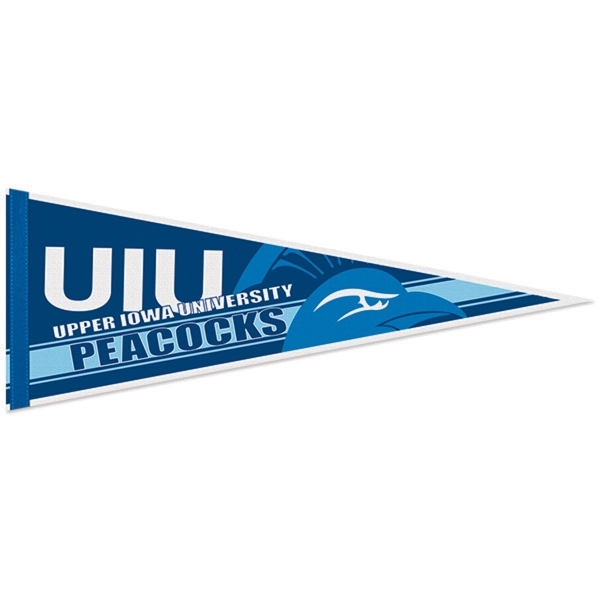 Durable, premium pennant measuring 9" x 24" with a 1" sewn... from ASI 66390 LarLu