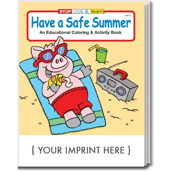 Have a Safe Summer educational coloring and activity book.... from ASI 45815 Coloring Book Solutions / Coloring Book Solutions™