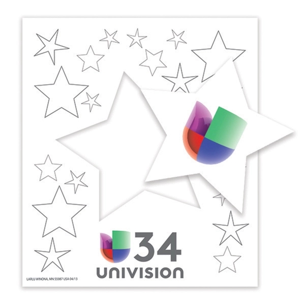 2-in-1 Color-Me magnet frame with a design that can be colored... from ASI 66390 LarLu