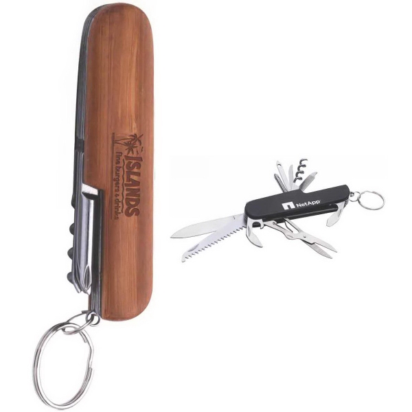 Bamboo 11-in-1 pocket knife.... from ASI 46755 Cosmo Promos