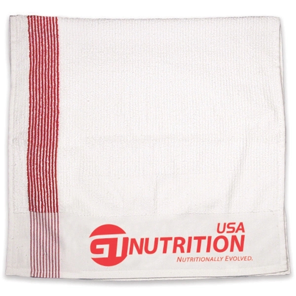 Sports towel made of 86% cotton, 14% polyester, and measuring 22"... from ASI 66390 LarLu / McArthur Towel & Sports