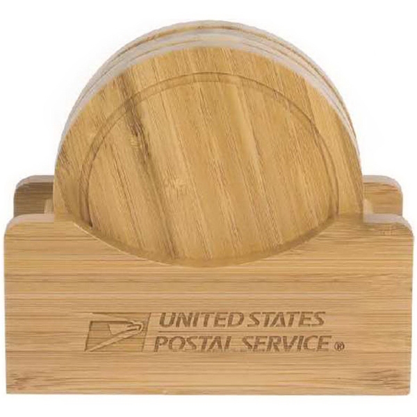 Bamboo coasters.... from ASI 46755 Cosmo Promos